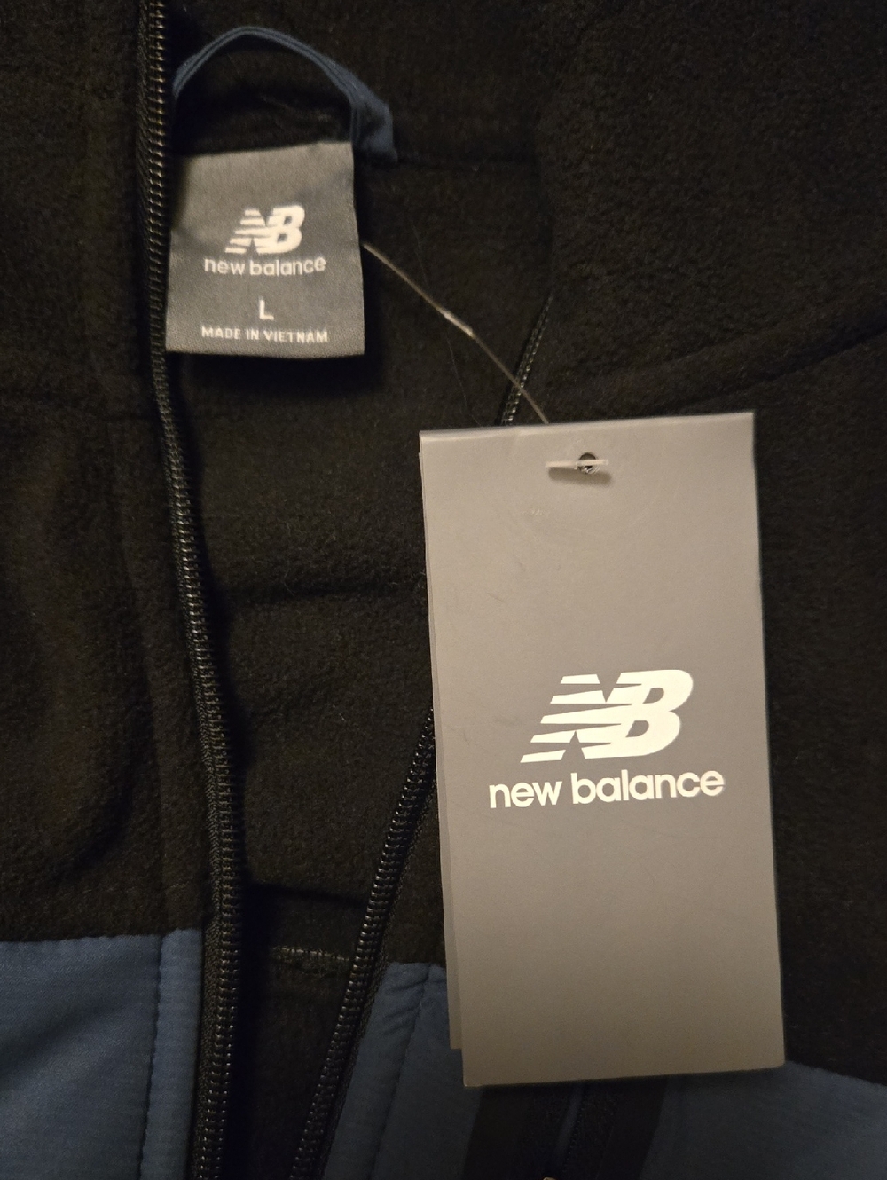 Men's New Balance Fleece Jacket In Size Large - Picture 5 of 13